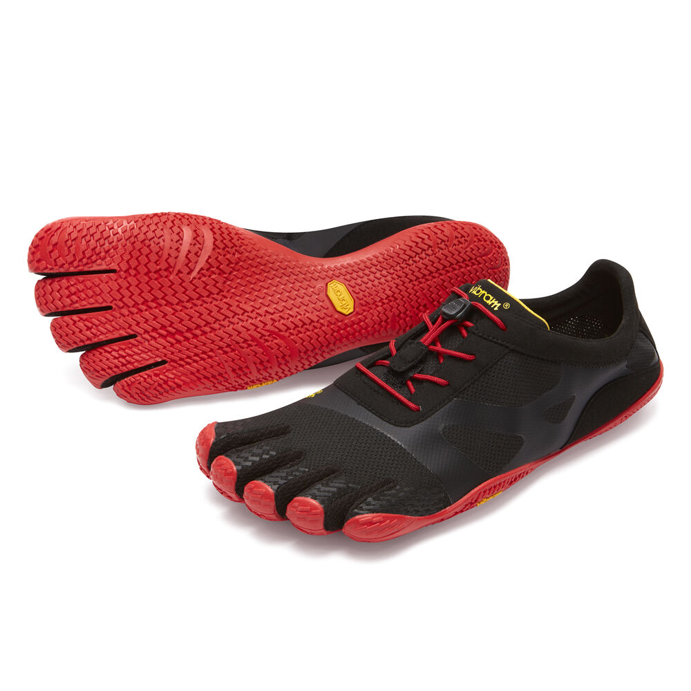 Vibram Fivefingers KSO EVO Mens Training Shoes Black/Red Australia (AUW698704)